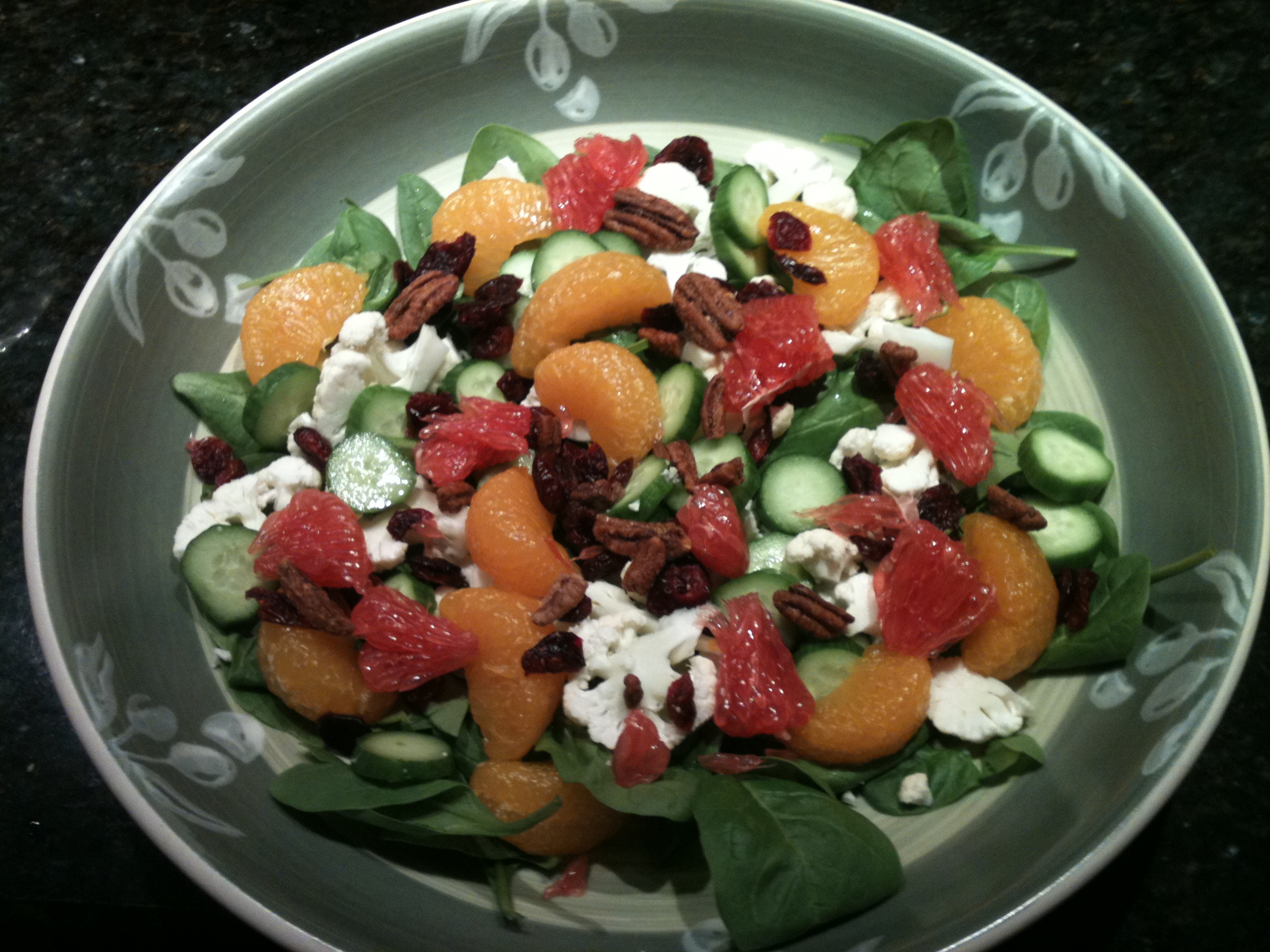 Citrus Salad with Fig Dressing