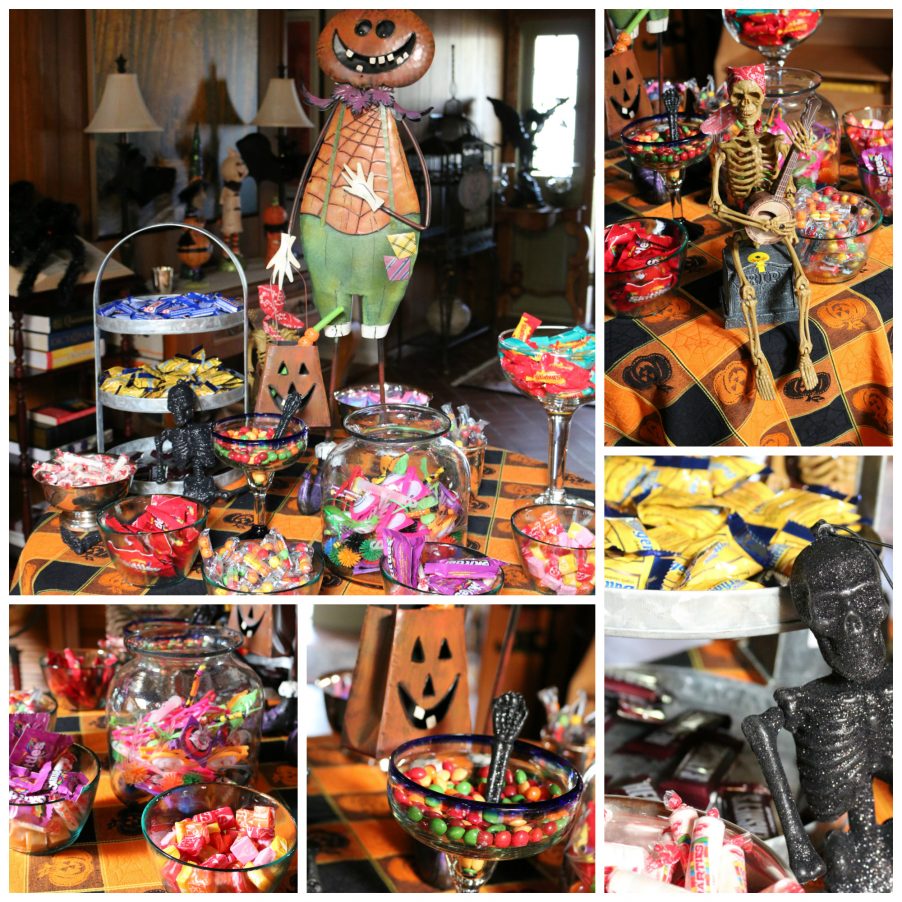 Each year for Halloween - I create a fun Halloween Candy Table. The kids love it! CeceliasGoodStuff.com