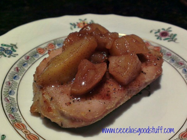 Baked Porkchops with Cinnamon Apples