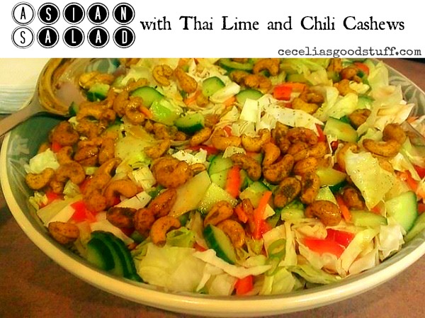 Asian Salad with Thai Lime & Chili Cashews