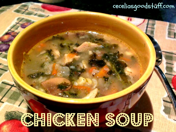 Hearty Chicken Soup with Kale
