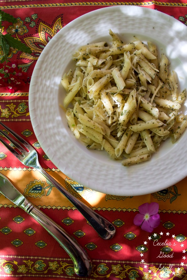 Penne Pasta with Sage Pesto - this stuff is amazing! 