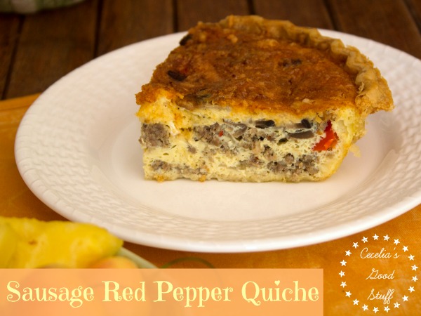 Sausage Red Pepper Quiche