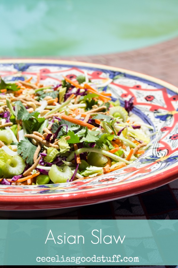 Asian Slaw with Soy Dressing