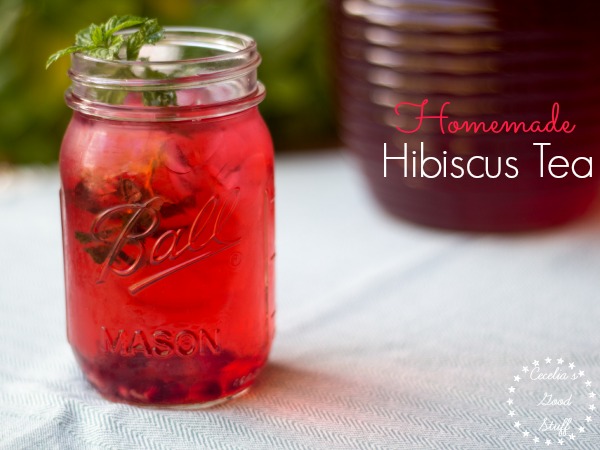 Homemade Hibiscus Tea