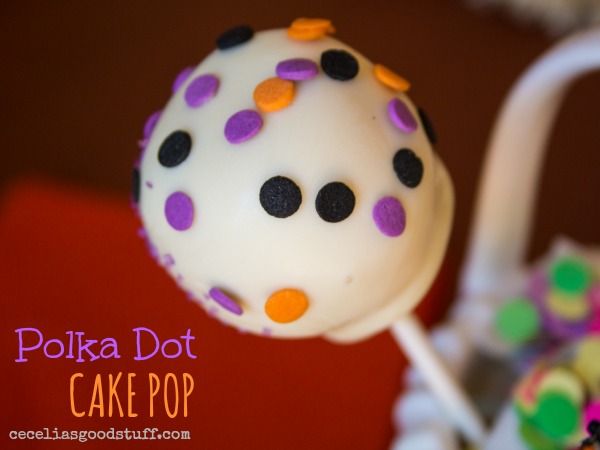 Polka Dot Cake Pop