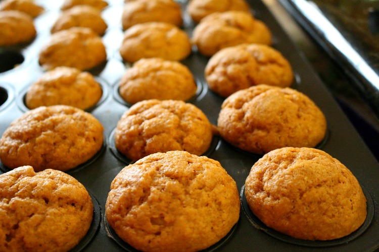 Apple Flaxseed Muffins loaded with fiber and omega 3 fatty acids. 