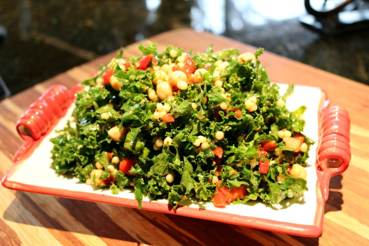Kale Salad with Orange Herb Vinaigrette