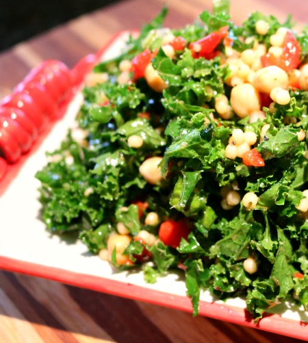 Kale Salad with an Orange Herb Vinaigrette, this is one tasty recipe!