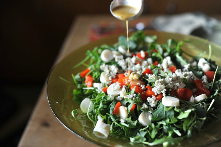 Arugula Salad  with White Balsamic Vinaigrette