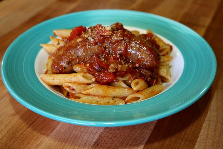 Penne Pasta with Italian Sausage