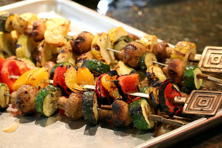 Grilled Vegetable Kabobs