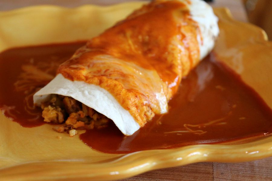 chorizo breakfast burrito