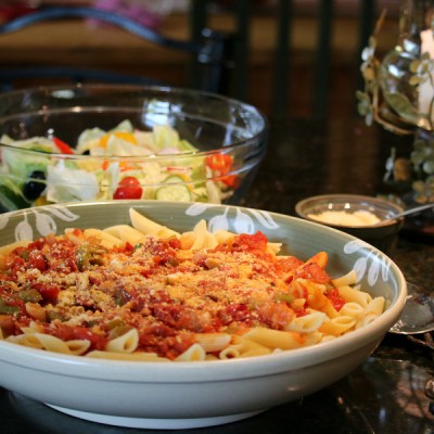 Penne Pasta with Pancetta