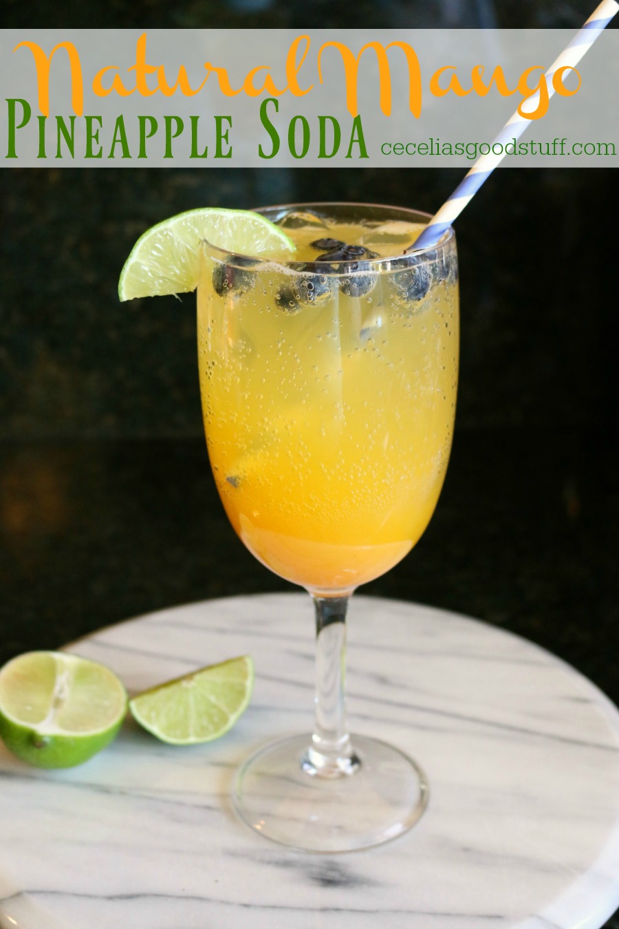  Recipe for Natural Mango Pineapple Soda 