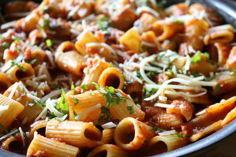 Easy Pancetta Rigatoni