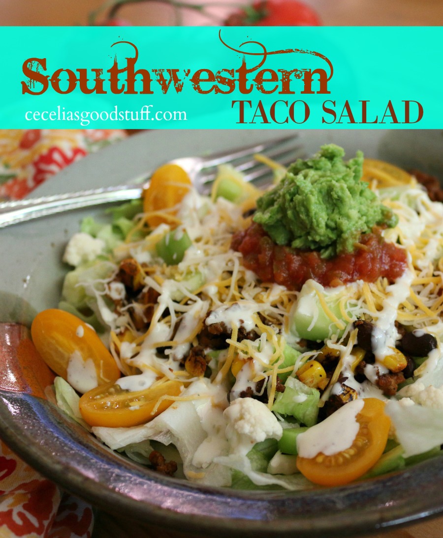 Recipe for Southwestern Taco Salad