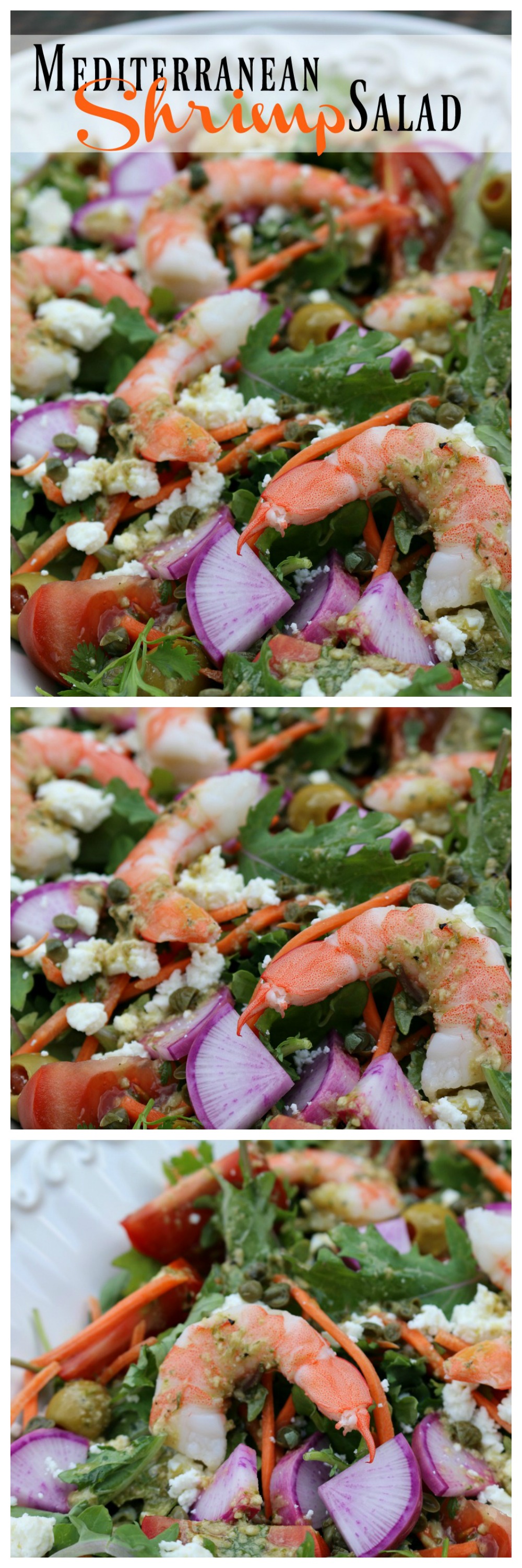 Mediterranean Shrimp Salad CeceliasGoodStuff.com Good Food for Good People