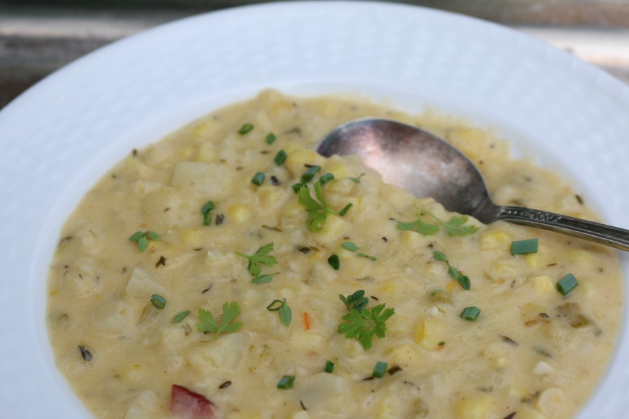 Simple Slow Cooker Recipe for Green Chile Corn Chowder