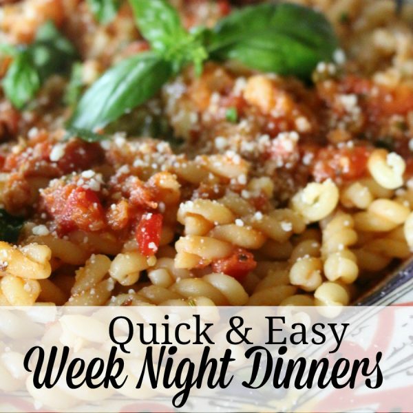 Quick and Easy Week Night Dinners - EBook Cookbook for sale for only $.99 -