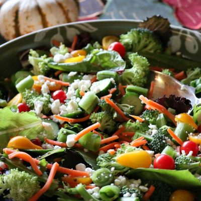 Hearty Vegetable Salad with Chipotle Vinaigrette