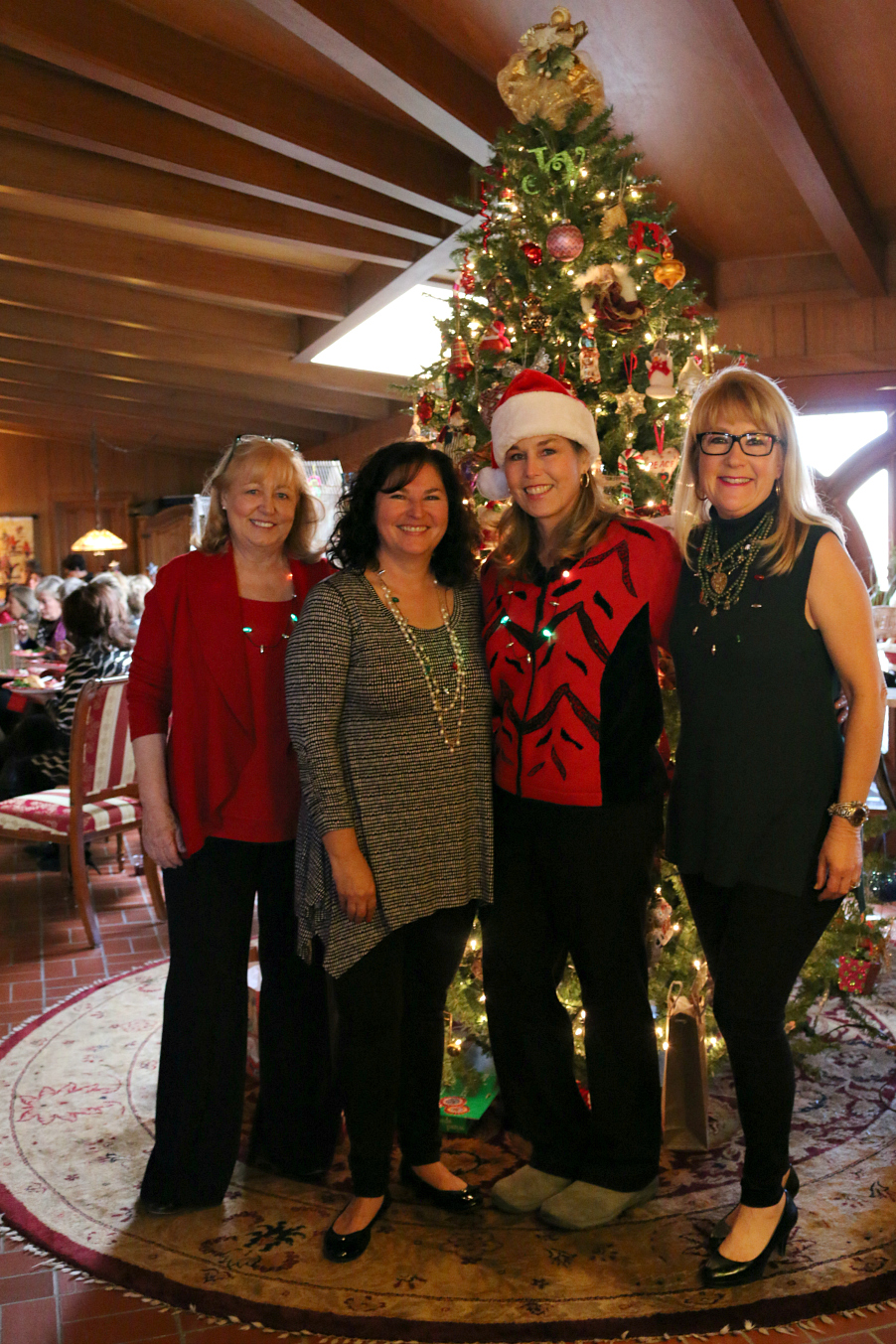 The hostesses! I started the ornament exchange about 20 years ago. EEK! My how time flies when you're having fun. 