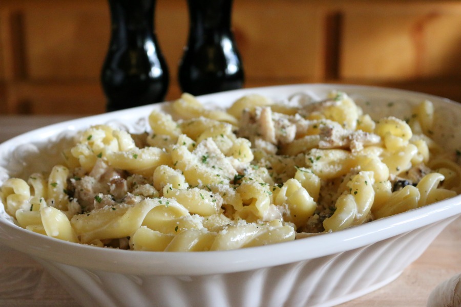 Fall Favorites Chicken Alfredo Pasta - Becky's Best Bites