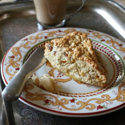 Simple Apricot and Coconut Scones