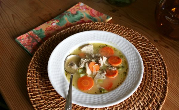 Simple Chicken and Rice Soup