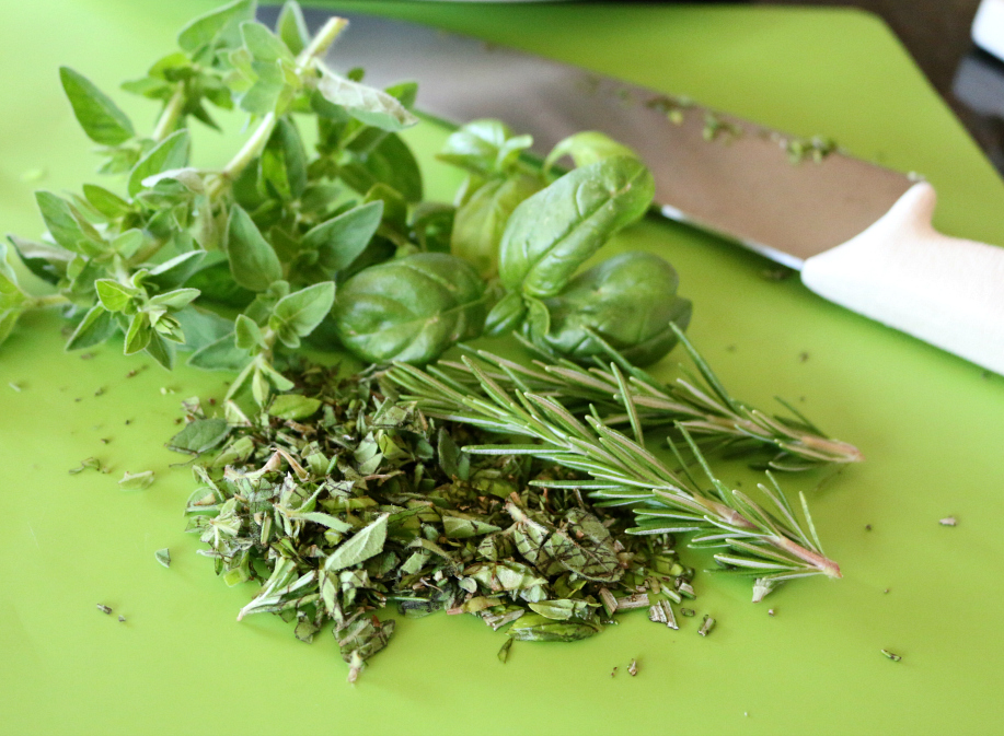 Fresh Herbs for Italian Chicken on the Grill | CeceliasGoodStuff.com | Good Food for Good People 