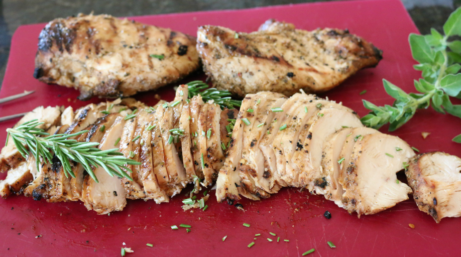 Italian Chicken on the Grill - 4 large breast feeds about 8 - CeceliasGoodStuff.com | Good Food for Good People