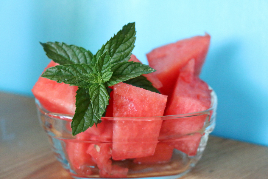 Watermelon Mint Aqua Fresca - a natural and healthy alternative to soda. CeceliasGoodStuff.com | Good Food for Good People