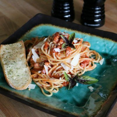 Simple Spaghetti with Marinara Sauce
