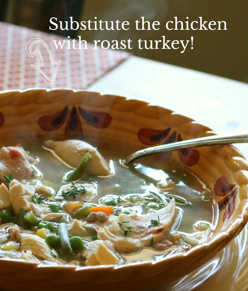  Turkey Soup Recipe - For you Thanksgiving Roast Turkey - 30-Minute Soup - CeceliasGoodStuff.com | Good Food for Good People