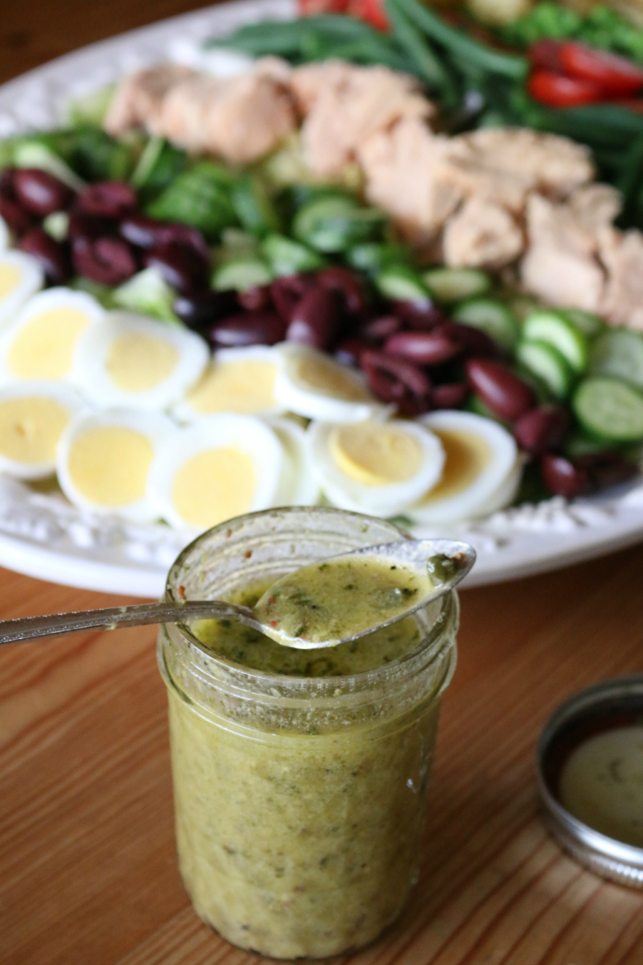 Scumptious Salad Nicoise Recipe with Lemon Caper Dressing CeceliasGoodStuff.com Good Food for Good People