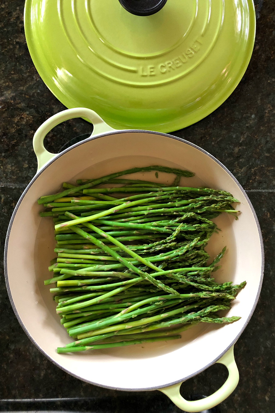 Simple and Easy Steamed Asparagus CeceliasGoodStuff.com Good Food for Good People