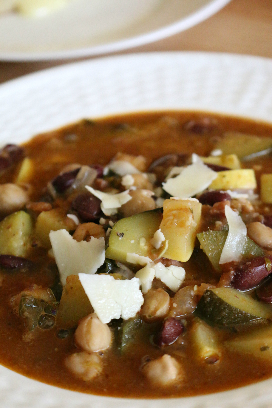 A Rustic Italian Vegetable Soup Recipe | CeceliasGoodStuff.com | Good Food for Good People 