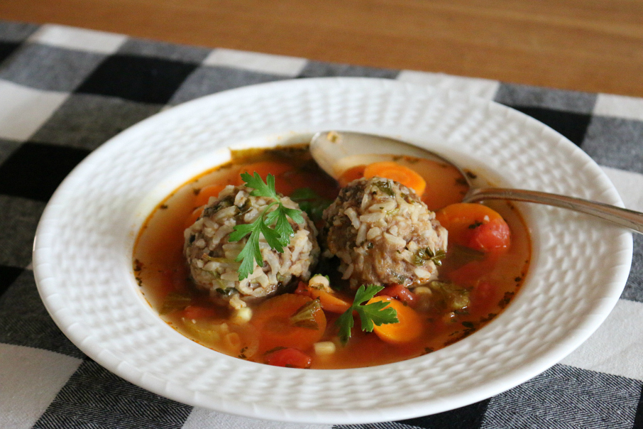 Albondigas Mexican Meatball Soup CeceliasGoodStuff.com