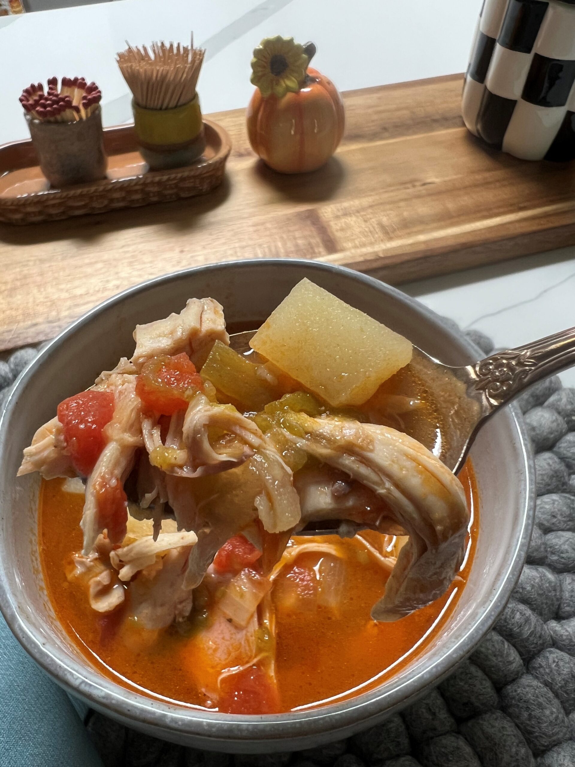 GREEN CHILE Chicken Soup